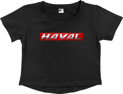 Women's Cropped Premium T-Shirt - Haval - Mfest