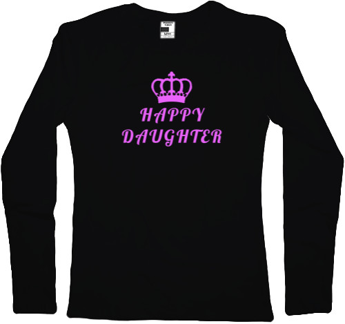 Women's Longsleeve Shirt - happy daughter - Mfest