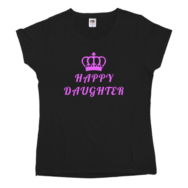 Women's T-shirt Fruit of the loom - happy daughter - Mfest