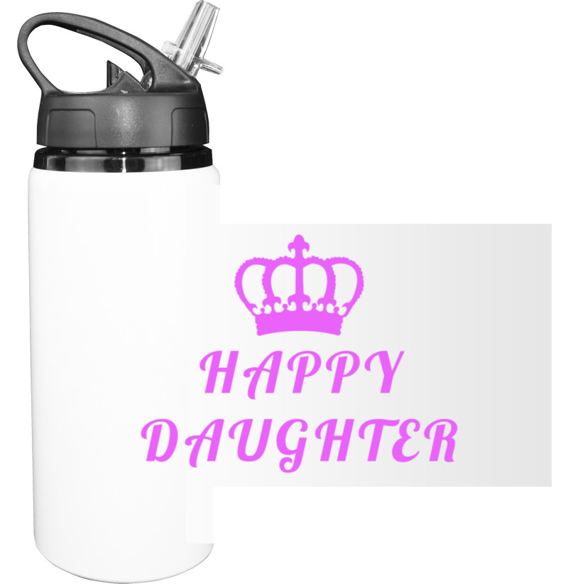 Sport Water Bottle - happy daughter - Mfest