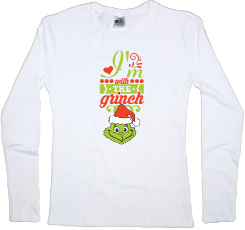 Women's Longsleeve Shirt - I'm with the grinch - Mfest