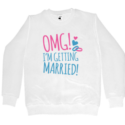 Men’s Premium Sweatshirt - I am getting (Bachelorette party) - Mfest