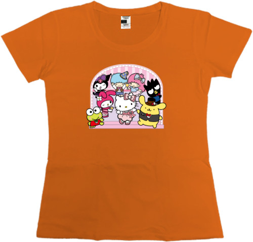 Women's Premium T-Shirt - Hello Kitty My Melody Sanrio - Mfest