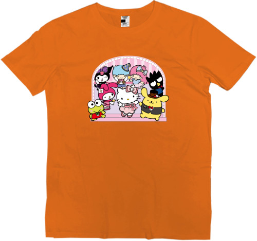 Men’s Premium T-Shirt - Hello Kitty My Melody Sanrio - Mfest