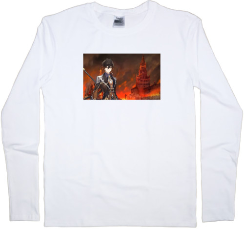 Men's Longsleeve Shirt - Genshin Impact Art - Mfest