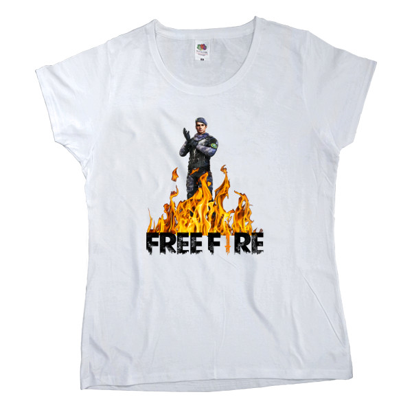 Women's T-shirt Fruit of the loom - Garena Free Fire 3 - Mfest