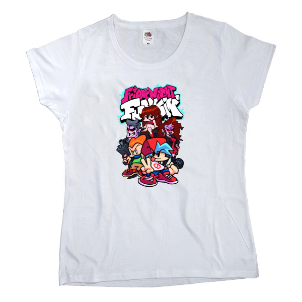 Women's T-shirt Fruit of the loom - Friday night funkin 26 - Mfest