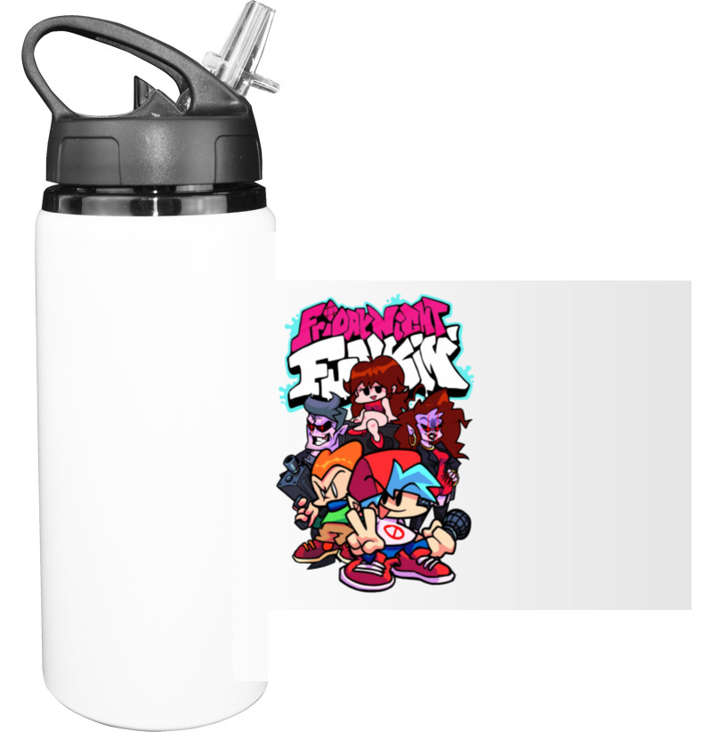 Sport Water Bottle - Friday night funkin 26 - Mfest