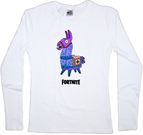 Women's Longsleeve Shirt - FORTNITE LAMA - Mfest