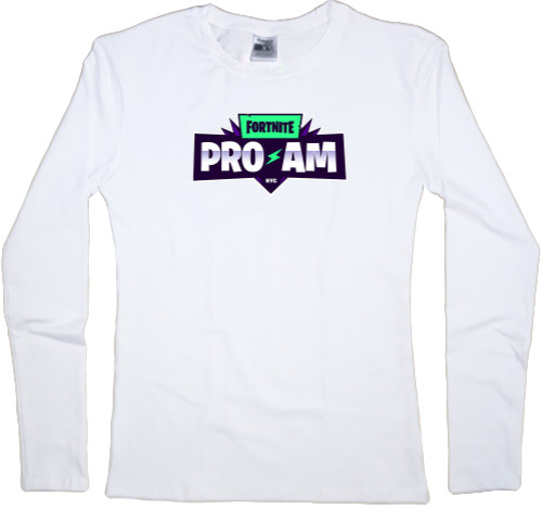 Women's Longsleeve Shirt - Fortnite pro am - Mfest