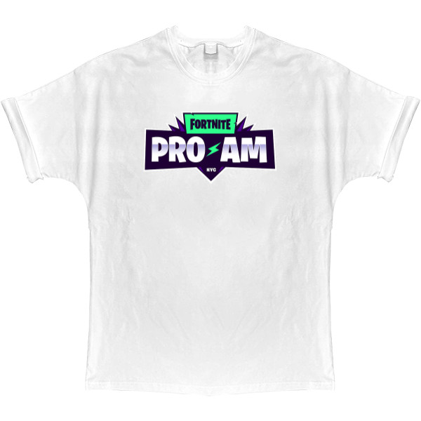 T-shirt Oversize - Fortnite pro am - Mfest