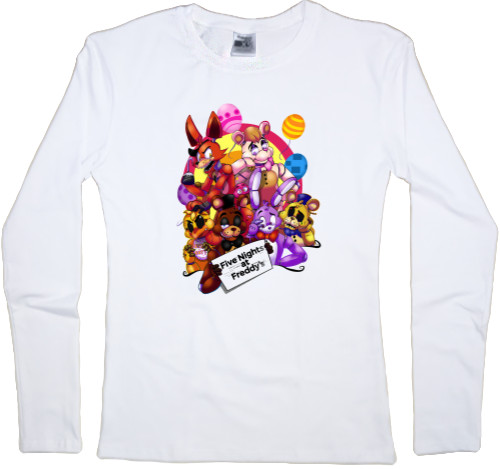 Women's Longsleeve Shirt - FIVE NIGHTS AT FREDDY'S 3 - Mfest