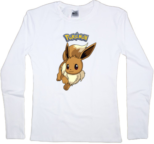 Women's Longsleeve Shirt - Eevee Pokemon - Mfest