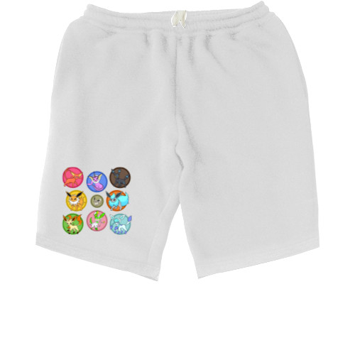 Men's Shorts - Eevee evolutions - Mfest