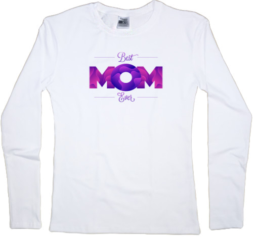 Women's Longsleeve Shirt - best mom - Mfest