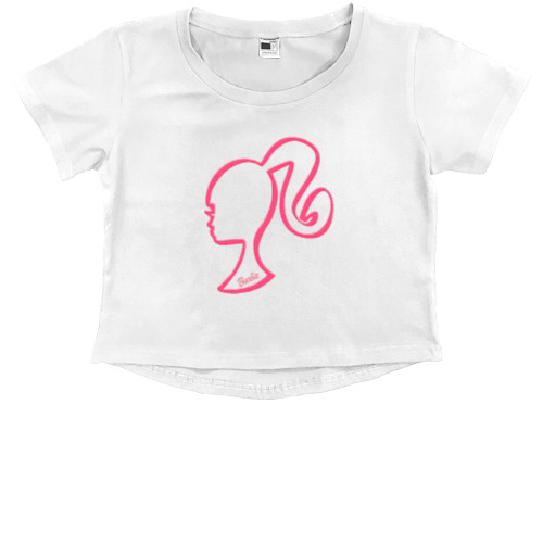 Kids' Premium Cropped T-Shirt - Barbie 9 - Mfest