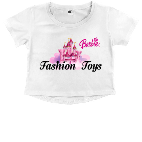 Kids' Premium Cropped T-Shirt - Barbie 8 - Mfest