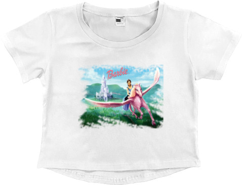 Women's Cropped Premium T-Shirt - Barbie 7 - Mfest