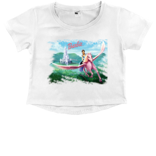 Kids' Premium Cropped T-Shirt - Barbie 7 - Mfest