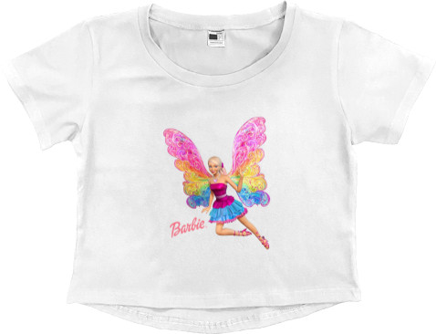 Women's Cropped Premium T-Shirt - Barbie 3 - Mfest