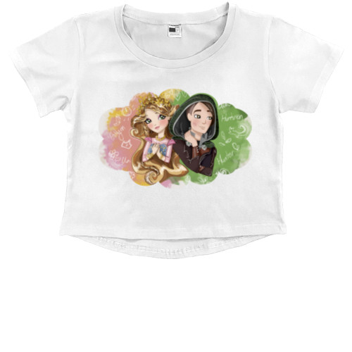 Kids' Premium Cropped T-Shirt - Ashlynn and Hunter - Mfest