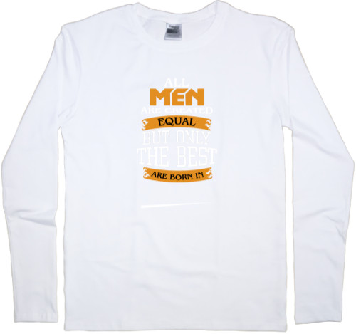 Kids' Longsleeve Shirt - All man are created - Mfest