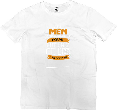 Men’s Premium T-Shirt - All man are created - Mfest