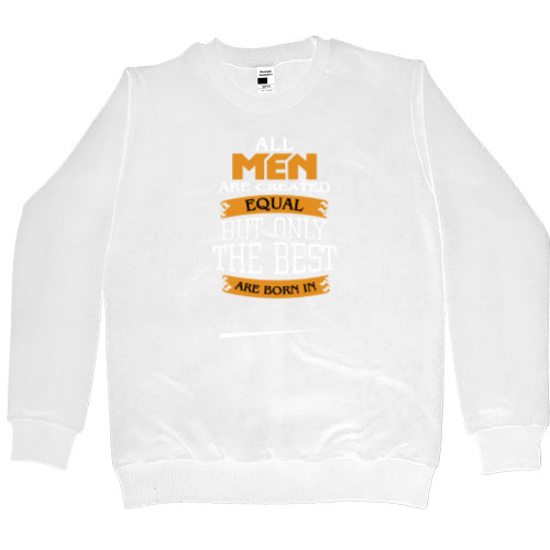 Men’s Premium Sweatshirt - All man are created - Mfest