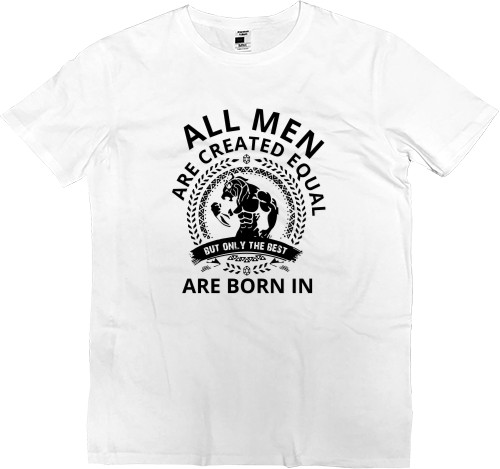 Men’s Premium T-Shirt - ALL MEN ARE CREATED EQUAL - Mfest