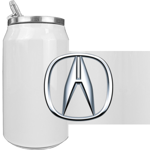 Aluminum Can - Acura emblem - Mfest