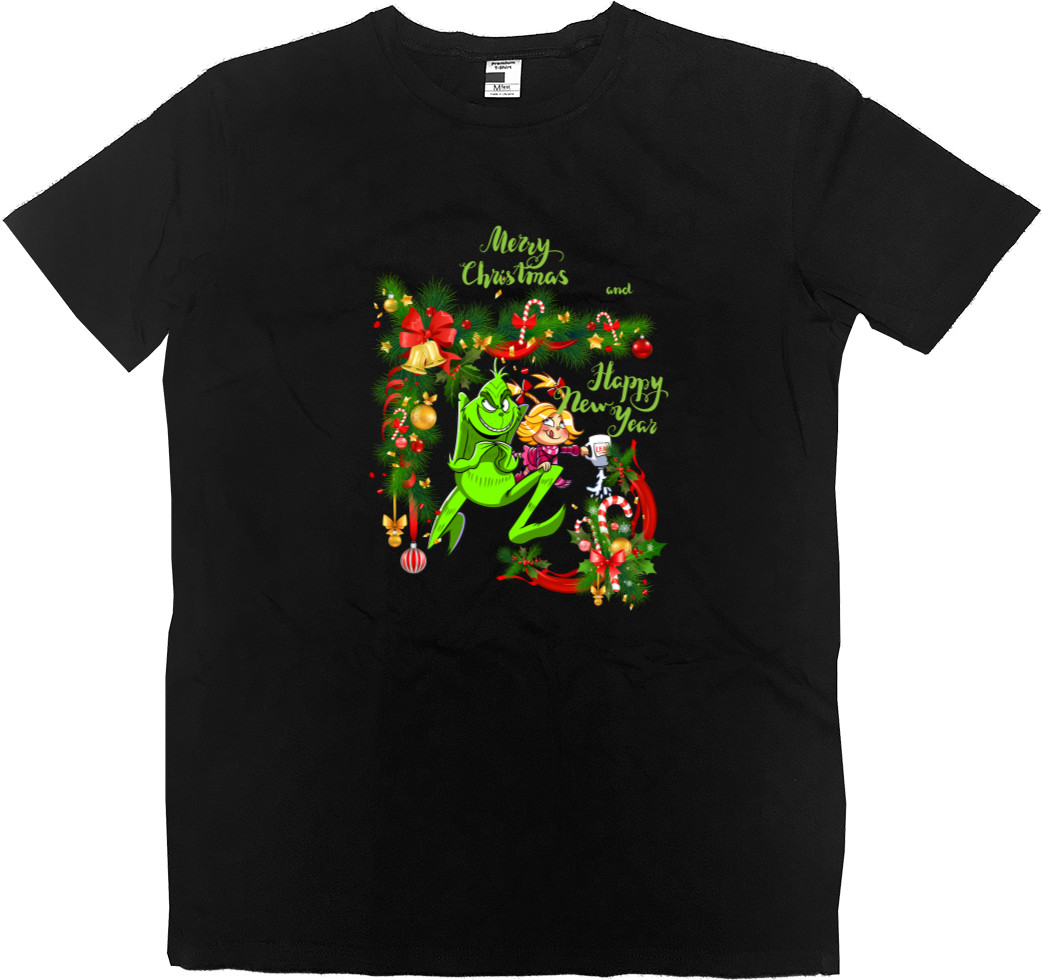 Kids' Premium T-Shirt - Merry Christmas And Happy New Year Grinch - Mfest