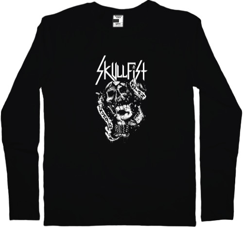 Kids' Longsleeve Shirt - Skull Fist - Mfest