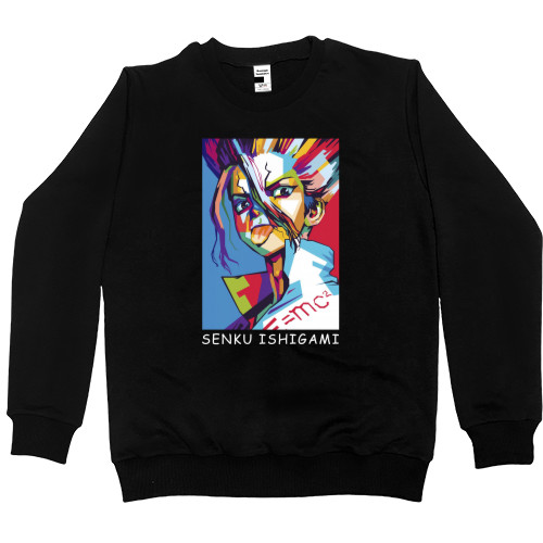 Dr. Stone / ДОКТОР СТОУН - Women's Premium Sweatshirt - Dr. stone / ДОКТОР СТОУН 3 - Mfest