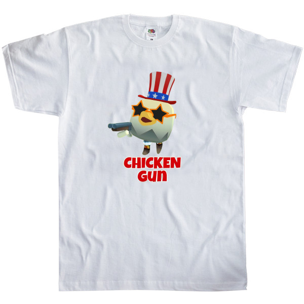 Men's T-Shirt Fruit of the loom - Chicken Gun 10 - Mfest