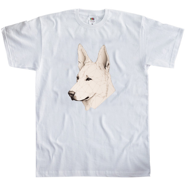  German Shepherd - Men's T-Shirt Fruit of the loom - German vivcharka 6 - Mfest