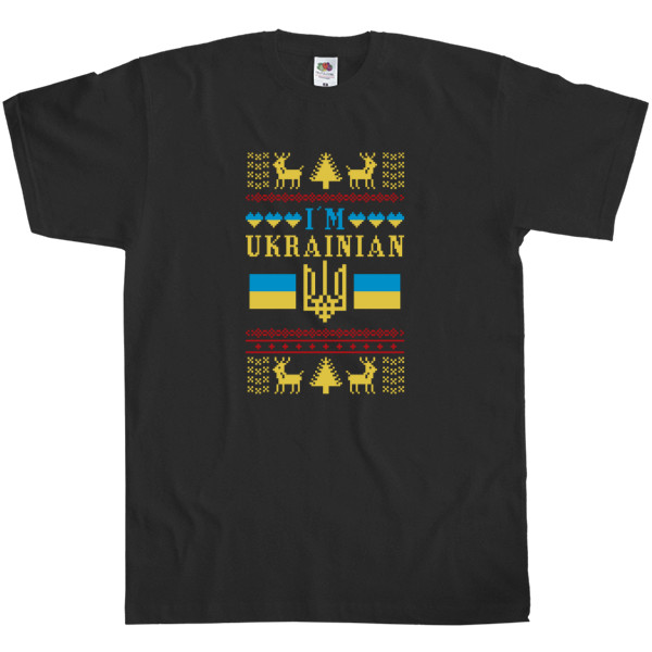 Men's T-Shirt Fruit of the loom - I'Am Ukrainian - Mfest