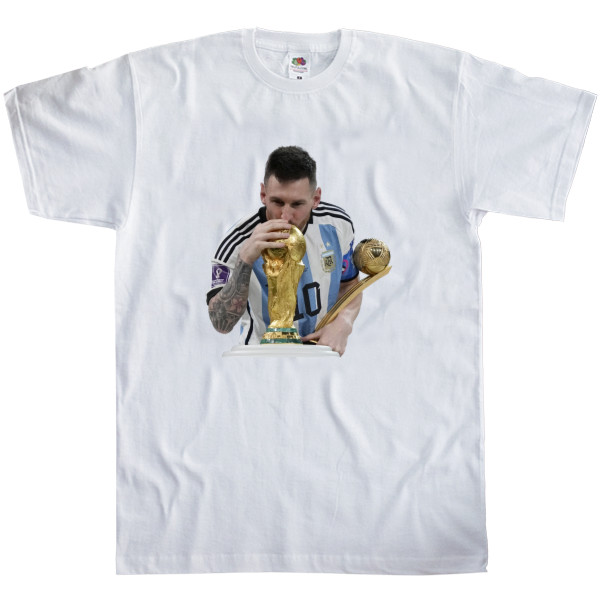 Men's T-Shirt Fruit of the loom - Lionel Messi (Champion) - Mfest