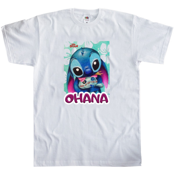 Men's T-Shirt Fruit of the loom - Lilo and Stitch 2 - Mfest