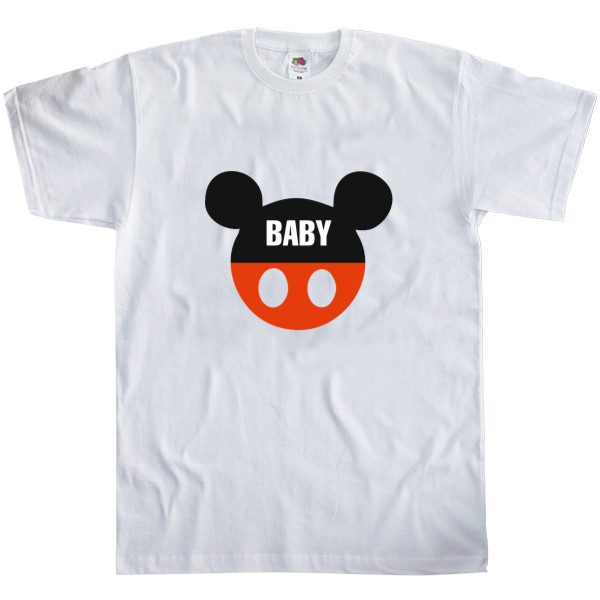 Men's T-Shirt Fruit of the loom - Family Mickey Baby - Mfest