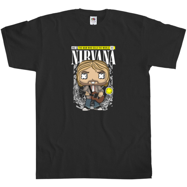 Men's T-Shirt Fruit of the loom - Nirvana rock - Mfest