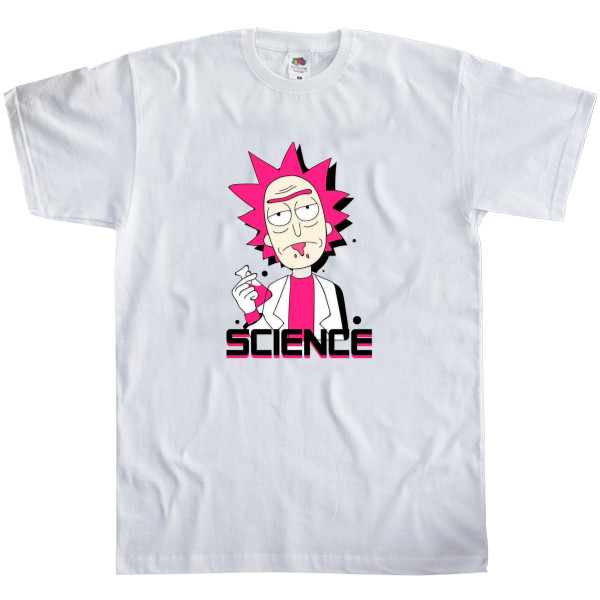 Men's T-Shirt Fruit of the loom - Rick and Morty Science - Mfest