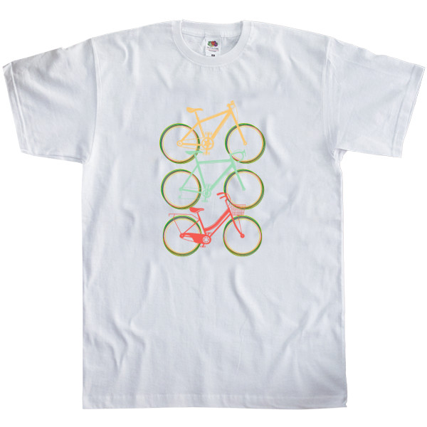 Men's T-Shirt Fruit of the loom - Bicycles - Mfest