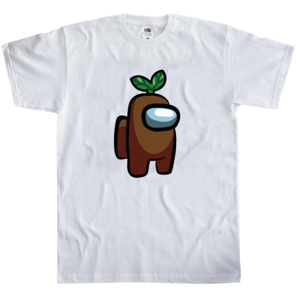 Men's T-Shirt Fruit of the loom - Among Us - Brown Plant - Mfest