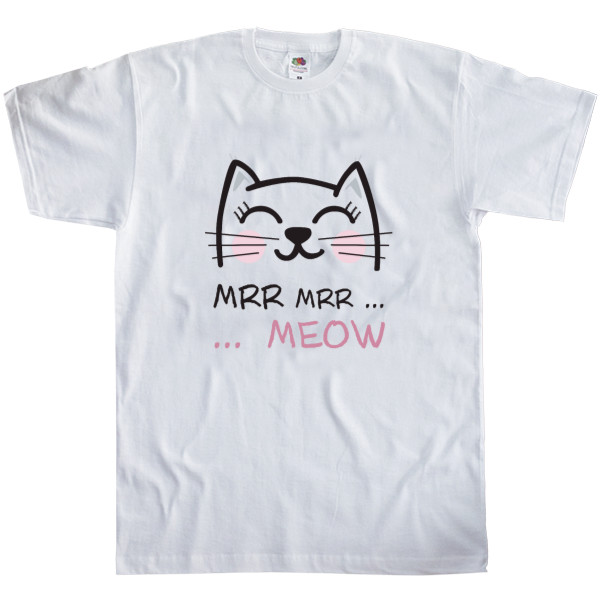 Men's T-Shirt Fruit of the loom - Mrr... Mrr... Meow - Mfest