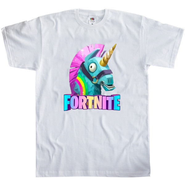 Men's T-Shirt Fruit of the loom - Fortnite unicorn 2 - Mfest