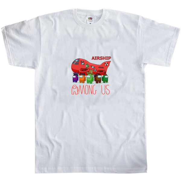 Men's T-Shirt Fruit of the loom - AMONG US - Airship - Mfest