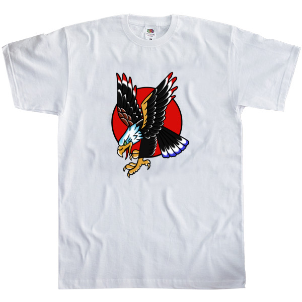 Men's T-Shirt Fruit of the loom - eagle tattoo - Mfest