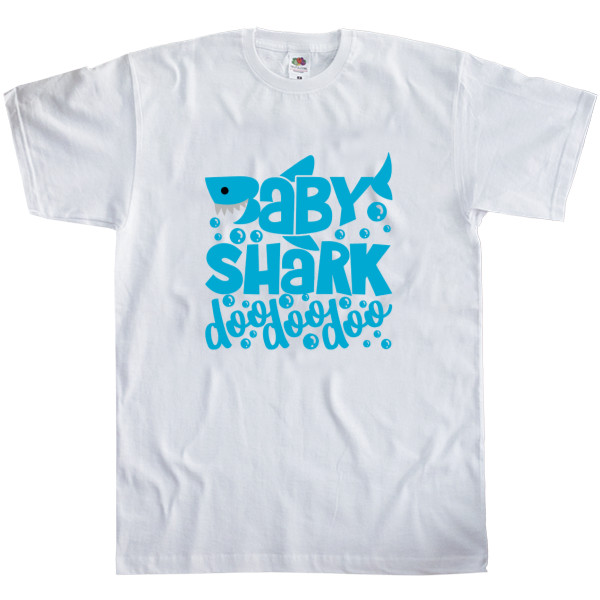 Men's T-Shirt Fruit of the loom - baby shark doo doo - Mfest