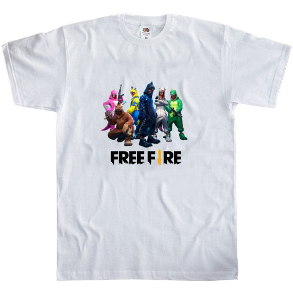 Men's T-Shirt Fruit of the loom - Free Fire 3 - Mfest