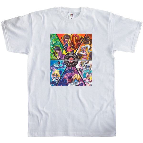 Men's T-Shirt Fruit of the loom - Bakugan / Bakugan 2 - Mfest